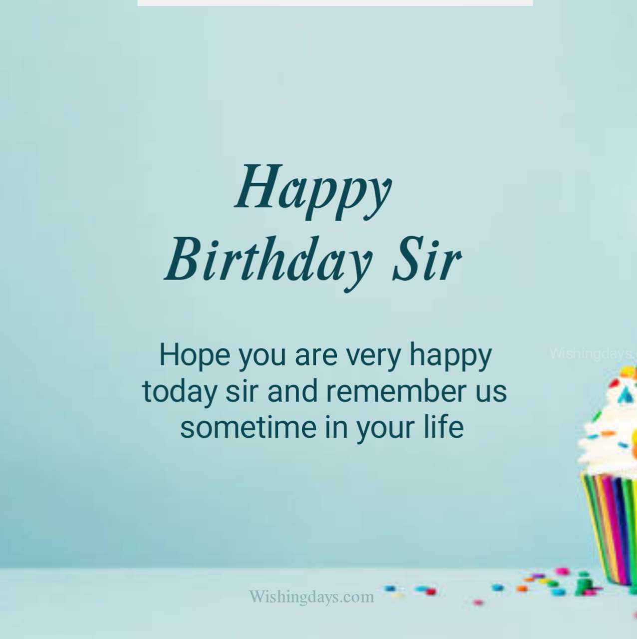 Happy Birthday Wishes For Sir Quotes Images & Messages - Wishing Days